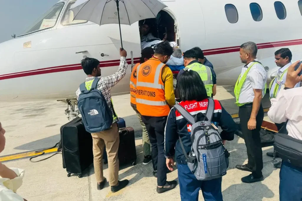Air Ambulance from Dhaka to Bangkok
